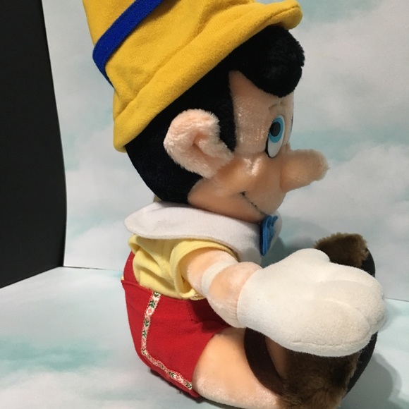 WALT DISNEY VTG 80’s PINOCCHIO PLUSH TOY 14” - Picture 6 of 16